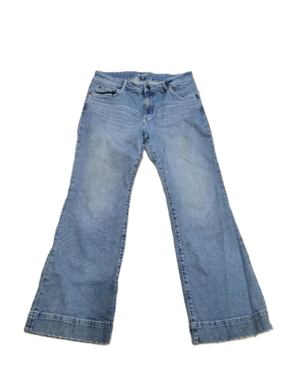 Wrangler Women's Retro Mae Trouser Boot Cut Blue Jeans Size 32 x 30 Y2K